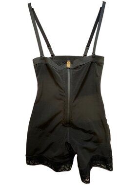 Shapellx Women's Fajas Colombianas Shapewear Bodysuit Stretch Size Large Black